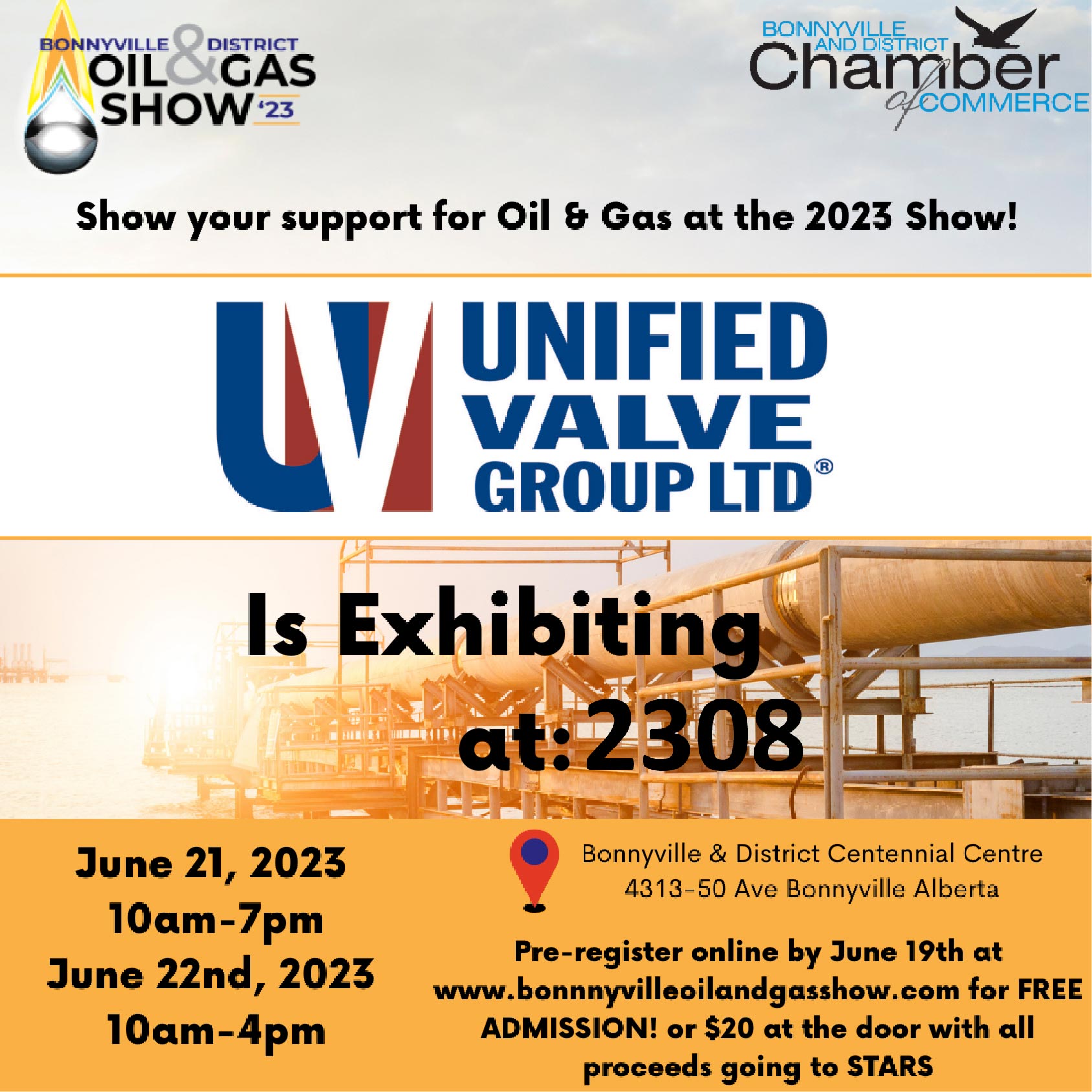 Unified Bonnyville Tradeshow Invite 2023